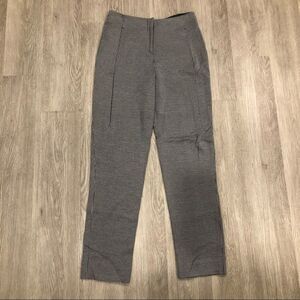 GIORGIO ARMANI Micro Houndstooth Straight Leg Trousers Size 36